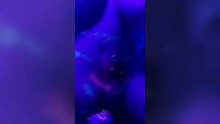 Bizarre Glow Party CBT Insertion with Fetish BDSM Dolls