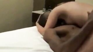 Amateur Blonde Wife Deepthroats Massive Black Dick In Bedroom