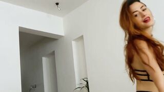 Petite Latina Teen in Fishnets Deepthroats Big Cock POV
