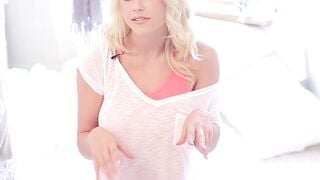 Sabrina Nichole Huge Natural Boobs Striptease