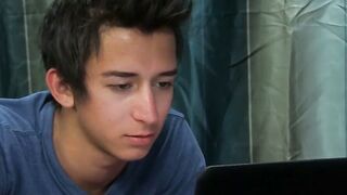 Chris Jett Deepthroats Big Dick Tattooed Twink Hardcore Blowjob