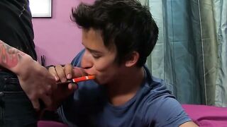 Chris Jett Deepthroats Big Dick Tattooed Twink Hardcore Blowjob