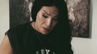 Kasey Kei Deepthroats Lana Smalls Trans Dick While Fiance Fucks Her Rough