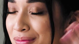 Tattooed Asian MILF Avery Black Finger Fucks & Rides Dildo To Solo Orgasm