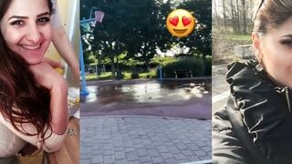 Christian Cheats on Husband with Coworker in Tight Outdoor Anal Sex