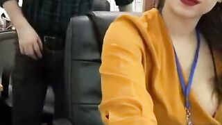 Amateur Secretary Teases In Office Webcam Cam Show