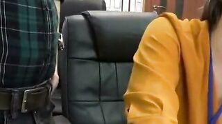 Amateur Secretary Teases In Office Webcam Cam Show