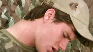 Military Twinks Bareback Fuck & Deepthroat Thick Cock Outdoor