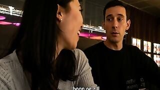 Adriana Chechik Deepthroats And Takes Double Anal DP In Fishnets