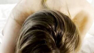 Blonde Step Mom Deepthroats Stepson While On Phone Call
