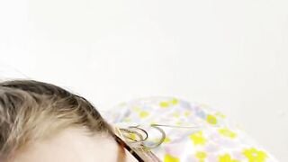 Blonde Step Mom Deepthroats Stepson While On Phone Call