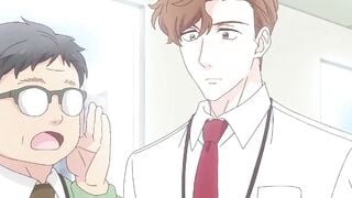 Ace Gay Hentai: Coworker Sucks Cock & Gets Raw Anal Creampie in Hotel