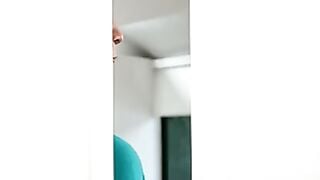 Stepson Sucks Big Tits of Brunette Stepmom Caught Masturbating