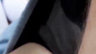 Tattooed Dark Hottie in White Bodysuit Deepthroats Cock for Face Cumshot