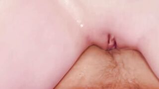 Blonde & Brunette Deepthroat Hairy Man In Oily Massage Threesome