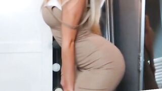 Tattooed Polish Blonde Strips Off Big Boobs And Ass In High Heels