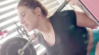 Thick Gym Babe Stretched By Giant Cock On Weight Bench