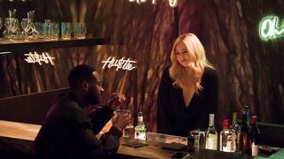 River Lynn Sucks Celebrity's Huge Black Dick Deepthroat & Facial