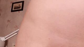 Goddess Tranny Teases Hanging Dick And Round Butt On Bed