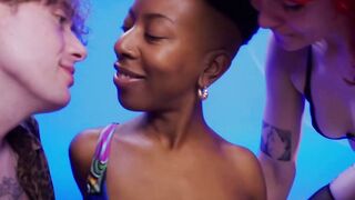 Aida Cebors & Redhead Deepthroat 10+ Inch Cock in Tattooed 3 Way