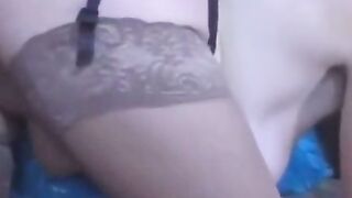 Amateur Granny Sucks Cock And Shows Off Her Wet Pussy