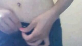Amateur Brunette Sucks Cock And Gets Facialed On Webcam