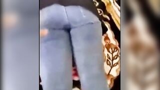 Arab Woman in Tight Jeans Gets Big Ass Butt Sex from German Man