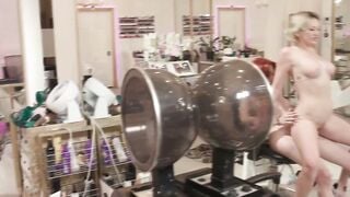 Adira Allure Sucks Cock In Salon While Ariel Demure Gives Blowout