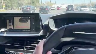 POV German Teen Deepthroats Cock & Gets Anal Creampie in Car