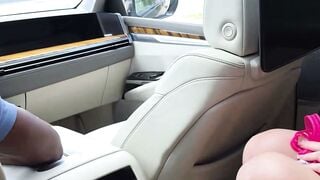 Big Boobs Blonde Wife Deepthroats Rideshare Driver In Car