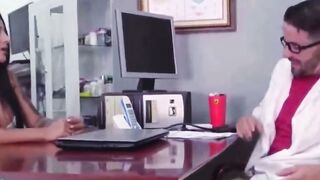 Hot Gynecologist Sucks Cock And Swallows Cum Inside Patient's Pussy