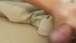 Amateur Wife Deepthroats Cock On Bed