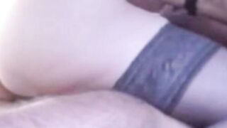 Granny Gets Her Ass Pounded In The Backseat Until She Orgasms