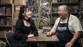 AI Bizarre: Japanese Girl Deepthroats Massive Insect Dick in Public Shop