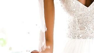 Osa Lovely Step Sister Deepthroats Brother In Wedding Dress Before The Big Day