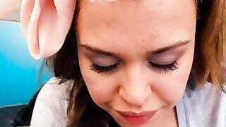 Redhead Amateur Sucks Red Dildo On Webcam