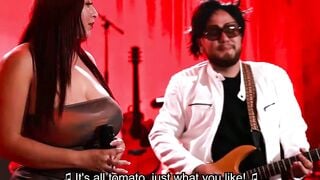 Big Boobed Singer Banged On Stage By Bandmate In Hardcore Doggy Style