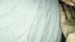 POV Stepsister Deepthroats Your Hard Dick While Lying Down