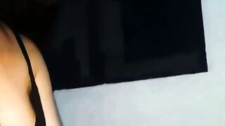POV Stepsister Deepthroats Your Hard Dick While Lying Down