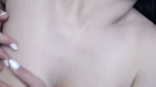 German Webcam Babe Teases Big Natural Tits To Intense Solo Orgasm
