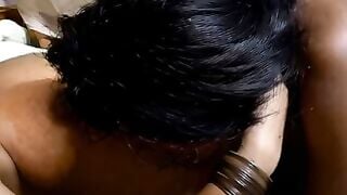 Mature Ebony Lesbians Finger Each Other's Dripping Wet Cunts on Bed