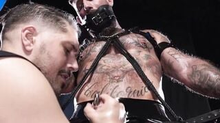Troy Daniels Gagged & Chained: Edged To Cum On Pierced Monster Cock
