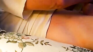 Amateur Granny Sucks Grandpa's Cock In Bed