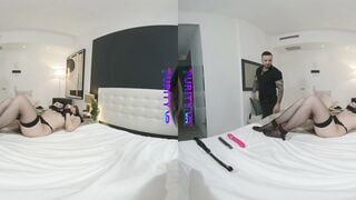 Elena Spano Bound & Blindfolded VR POV Deepthroat & Cowgirl Sex