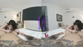 Elena Spano Bound & Blindfolded VR POV Deepthroat & Cowgirl Sex