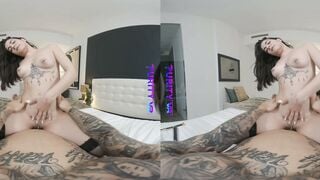 Elena Spano Bound & Blindfolded VR POV Deepthroat & Cowgirl Sex