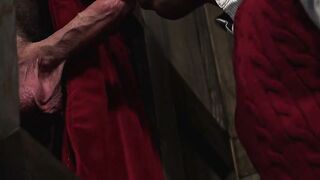 Guy Spencer Barebacks Bearded Priest Lane Colten Deep Anal Fuck