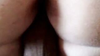 Amateur Big-Ass White Girl Gets Prone Boned By Huge BBC
