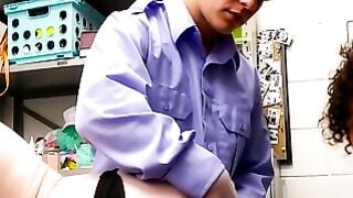 Athena Gangbanged By Security Guards After Caught Stealing