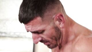 Dex Devall Bareback Threesome Sucks Cock & Takes Anal From Muscular Jocks